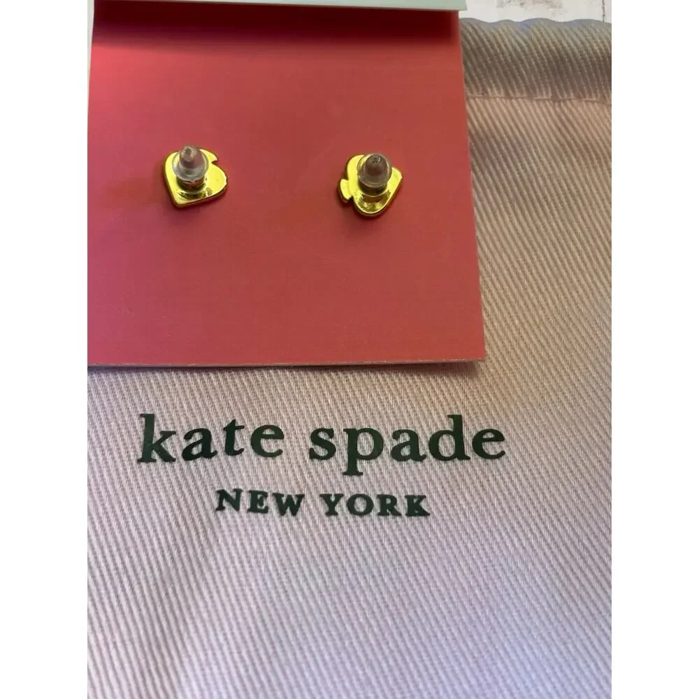 Kate Spade Hole In One Studs + Dust Bag NWT